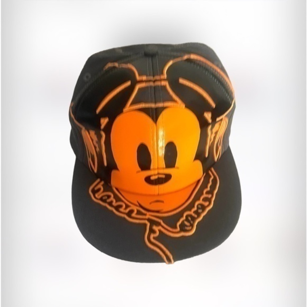 DISNEY PARKS original DJ hipster Mickey Mouse hat size Adult